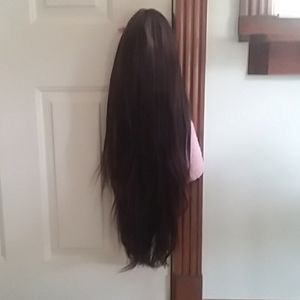 Long straight Brown wig